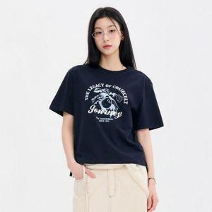 [체이스컬트]여성 과일 드로잉 반팔 티셔츠-FBZG5852C04