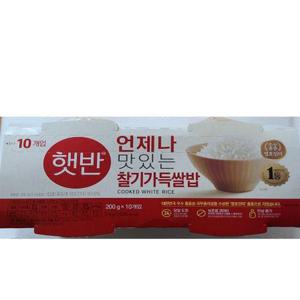 [베스트쇼핑]CJ 찰기가득 햇반 200g 10입 x1개