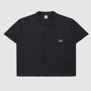 르꼬끄 시어서커 루즈핏 반팔 셔켓 공용 B1 QR223LJK61 BLK CRM