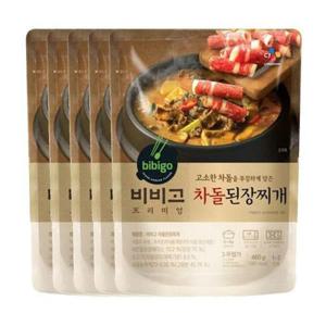[비비고] 비비고 차돌된장찌개 460g 5개
