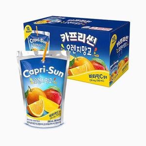 농심 카프리썬 오렌지망고200ml10개입 2박스 총20개입