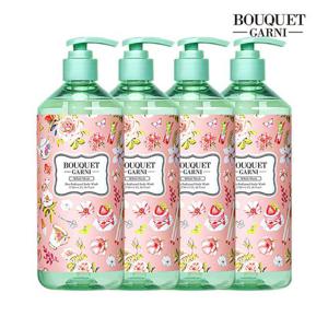 부케가르니 퍼퓸드 체취케어 바디워시 화이트머스크향 750ml x4개