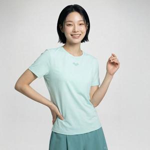 [아레나 스윔웨어] [아레나수영복] [아레나수영복] 아이스핏 여성 숏슬리브 래쉬가드 A6BL1QR18LMT