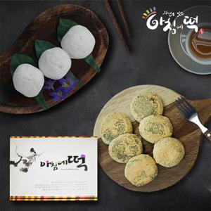 [아침에떡] 후세트(쑥떡,호떡품은흑임자인절미,왕모찌) 총18개 1.2kg