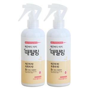 (1+1/무배)푸드어홀릭 매끈바디 이지 때필링 300ml /바디스크럽 각질제거