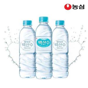 갤러리아_농심 백산수 500ml 유라벨 20병 + 무라벨 20병