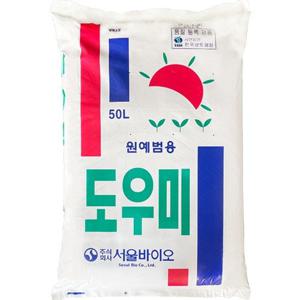 도우미 상토 50L.배양토 분갈이 원예 베란다 텃밭 화분 용토 모종 생육 육묘 흙.