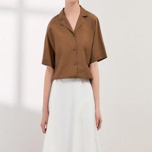 갤러리아_썸머 베이직오픈카라넥셔츠