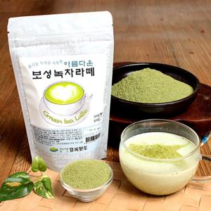보성산 녹차잎으로 만든 녹차라떼 200g 3팩