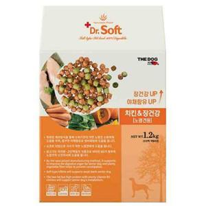 애견사료 강아지 사료 더독 닥터소프트 치킨 장건강 노령견용