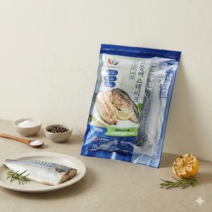 [동아푸드] 노르웨이 저염 자반 고등어 선물세트 스테이크 2봉 1.8kg (부직포 포장)