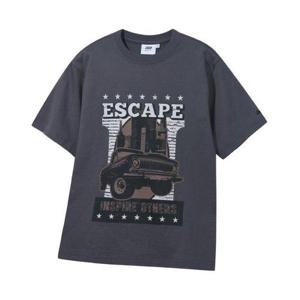 갤러리아_지프(Jeep) 남여공용 ESCAPE 오버핏 반팔 티셔츠 JR2TSU210