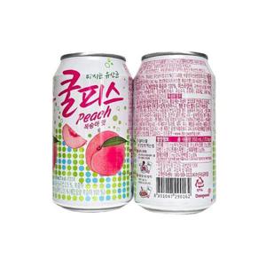 동원 쿨피스 복숭아 피치 유산균 뚱캔 350ml x 24개 /s