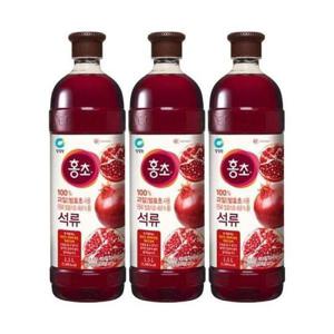 [셀러허브 식품]홍초 석류 1.5L x 3개