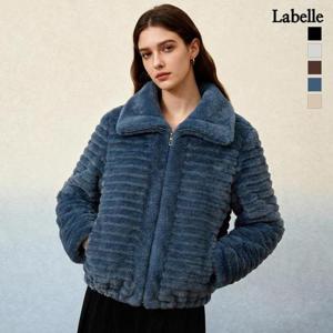 *역시즌빅세일*[라벨르by신영모피] FAUX퍼 호리젠탈 자켓