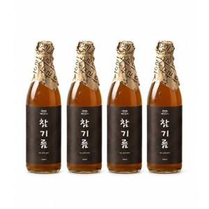 [백년본가] 저온압착 방앗간 통참깨 참기름 350ml x 4병