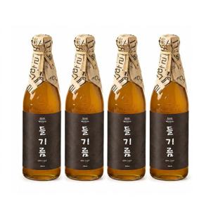 [백년본가] 저온압착 방앗간 통들깨 들기름 350ml x 4병