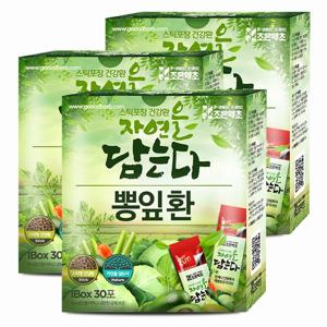 [조은약초] 뽕잎환 스틱형 3g x 30포 x 3박스 (총 270g)
