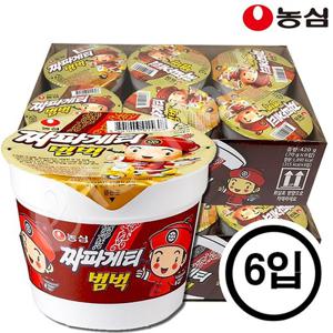 농심 짜파게티범벅 소컵 (6입) 1박스