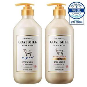 [샤워메이트]샤워메이트 산양유 바디워시 800ml x2개