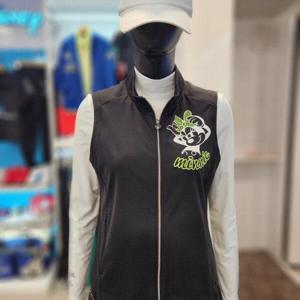 [디즈니골프]DD1LJV010 여성 봄 하프넥 집업 베스트
