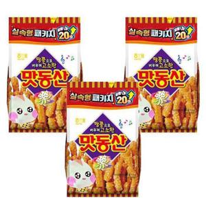 [해태]무료배송 해태 맛동산 341g 3봉지 박스안심포장 (10634012)
