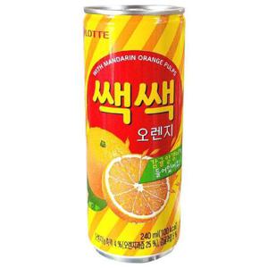 [롯데칠성음료] 롯데 쌕쌕 오렌지 240ml x 30캔