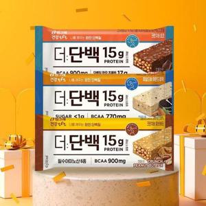 갤러리아_빙그레 더단백 프로틴바 27개입 (초코 9 + 피넛버터 9 + 아몬드