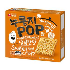 농심 누룽지팝 달콤한맛 142g X 4개