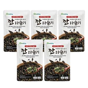 지니라이프 국내산 100% 깐다슬기 200g 5팩 가마솥에서 삶은 깊은맛 자연산 올갱이 생다슬기 다슬기살