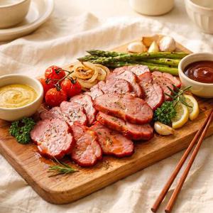 [새담] 참나무로 훈연한 훈제 돈목살 200g x 4팩