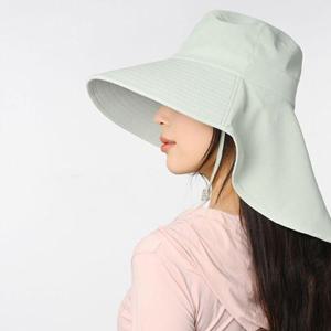 여성 선쉐이드 챙 백 물놀이 모자 여름 자외선 차단 WFGZUQK