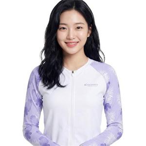 [디스커버리]디스커버리 여성 루즈핏 풀집업 래쉬가드 DWSW68043-LVD