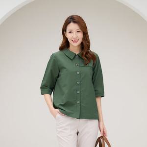 [우일인견] 여름 데일리 여성 인견 썸머 오픈셔츠