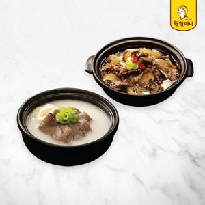 [원할머니] 명품설렁탕 600g 3팩 + 뚝배기불고기 410g 3팩