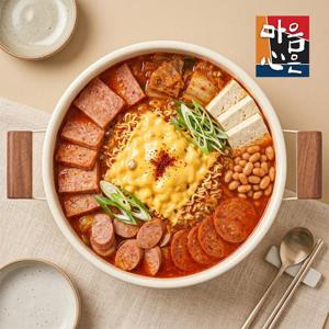 [마음심은] 정통 송탄식 부대찌개 600g x 5팩 간편식 밀키트 캠핑 술안주 부대전골