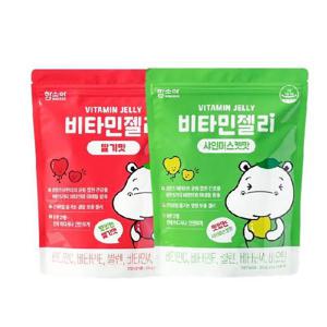[함소아]어린이 비타민젤리 딸기맛 + 샤인머스켓맛, 200정