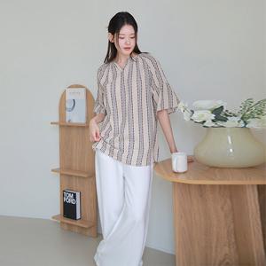 [최초가 69,000원][르포엠]코튼100 소네트 에스닉 블라우스