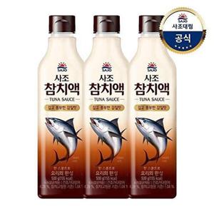 [사조 대림]참치액 500g x3개