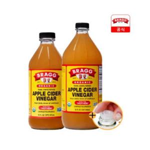 [진이네바구니]브래그 사과식초 473ml 1개+946ml 1개 유기농 애플사이다비니거 애사비 bragg (41362395)