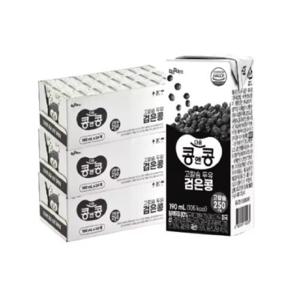 콩앤콩 고칼슘 두유 검은콩 190ml x 72팩 아이들 간식/J