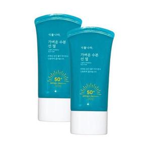 식물나라 가벼운 수분 선 젤크림 SPF50+/PA++++ 60ml x2개