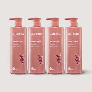 현대약품 마이녹셀 맥주효모 로즈PDRN 탈모샴푸 1000ML 4개