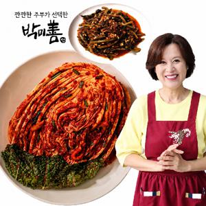 깐깐한 주부 박미선 숙성김치 세트 - 포기김치 10kg + 보리열무김치 1kg (총 11kg)