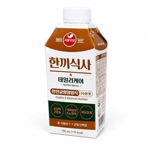 [웰빙창고] 서울우유 한끼식사 190ml x 18개