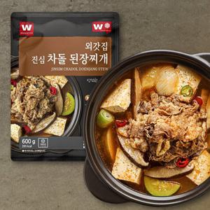 [외갓집] 진심 차돌된장찌개 600g X 4팩