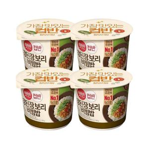 갤러리아_[CJ] 햇반 컵반 강된장보리비빔밥 280g x4개
