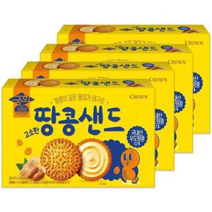 갤러리아_크라운 국희 땅콩샌드 279gx4개
