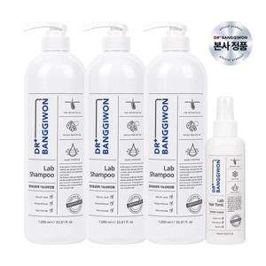 [닥터방기원] 랩 탈모샴푸 1000ml X 3개+ 랩 헤어토닉150ml