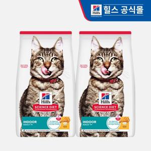 힐스 고 양이사료 어덜트 7+ 인도어 1.6kg x 2개_6446